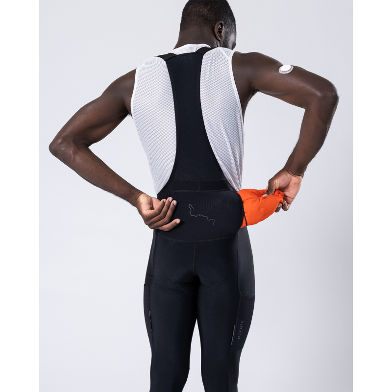 Albion Mens Thermal Pocket Bib Tights - Pitkät pyöräilyhousut - Miehet | Hardloop