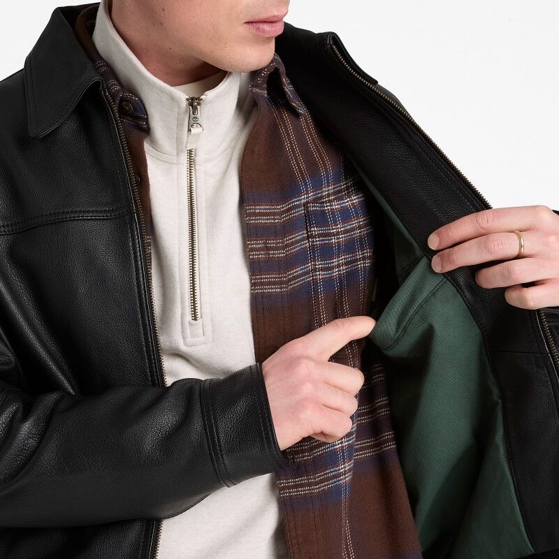Timberland Stratham Leather Jacket - Chaqueta - Hombre | Hardloop
