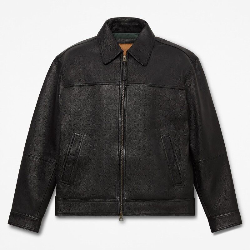 Timberland Stratham Leather Jacket - Veste homme | Hardloop