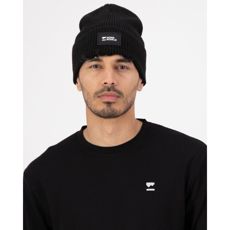 Mons Royale Bluff Merino Beanie - Merino wool Beanie | Hardloop