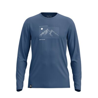 185 Merino Sunrise Ls M - Merinoshirt - Heren