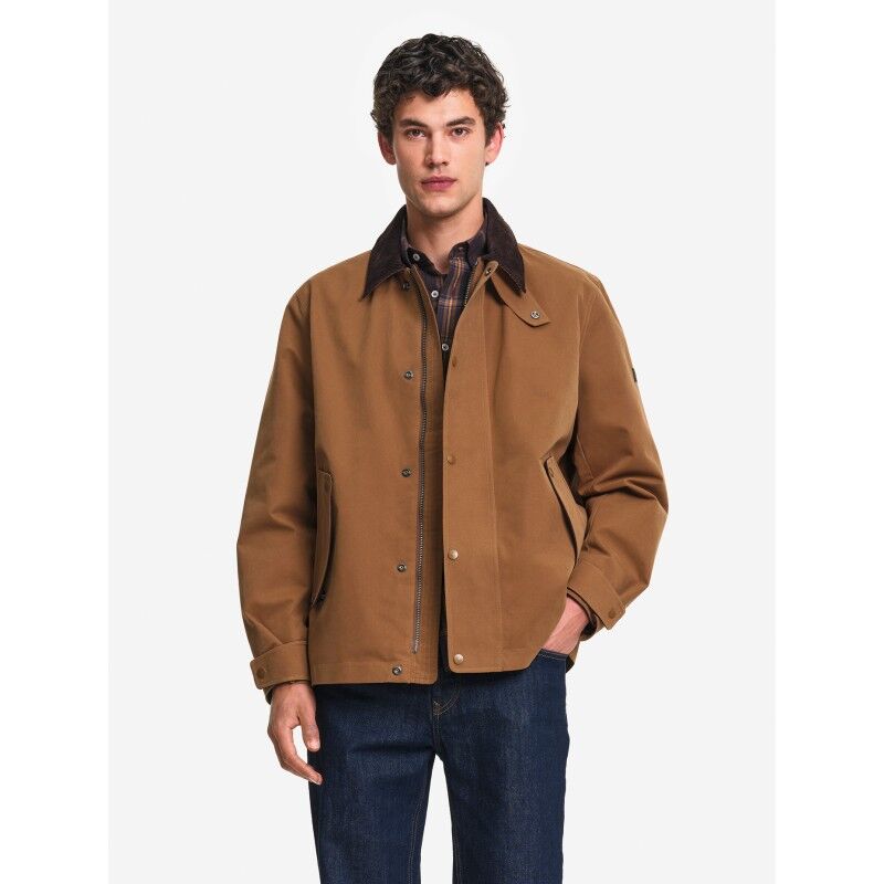 Aigle Water-Repellent Country Coat With Corduroy Collar - Pánsky kabát | Hardloop