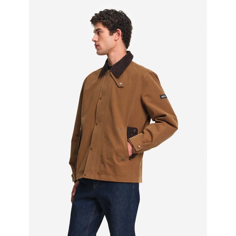 Aigle Water-Repellent Country Coat With Corduroy Collar - Abrigo - Hombre | Hardloop