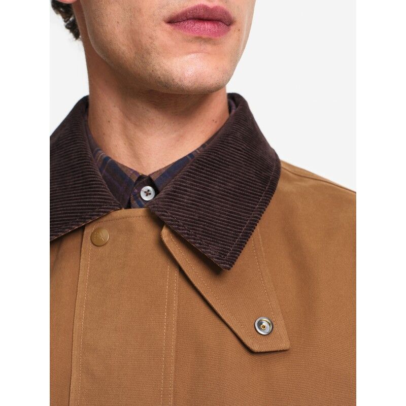 Aigle Water-Repellent Country Coat With Corduroy Collar - Płaszcz meski | Hardloop