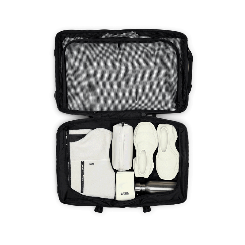 Rains Texel Checkin Bag - Reisetasche mit Rollen | Hardloop