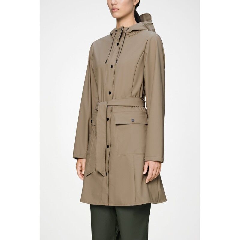 Rains Curve Long Jacket - Waterproof jacket - Women's | Hardloop