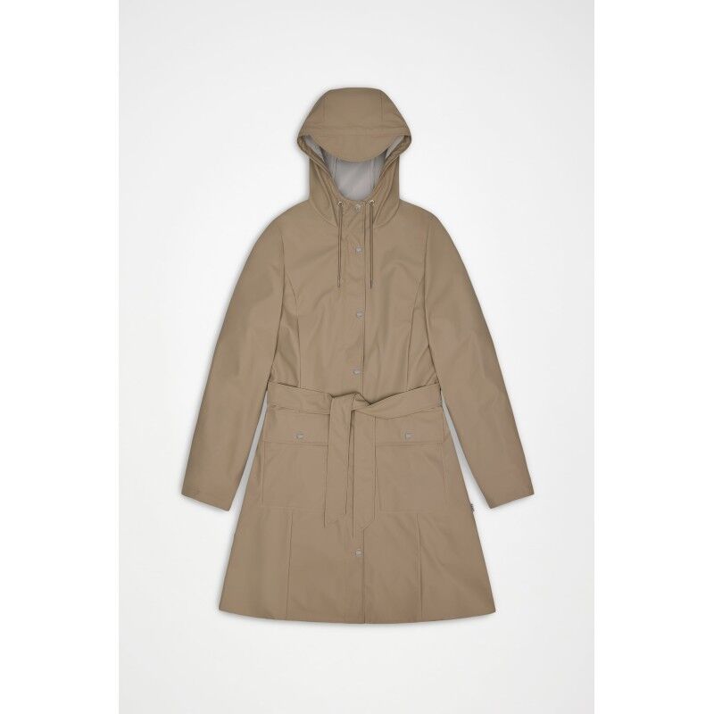 Rains Curve Long Jacket - Chaqueta impermeable - Mujer | Hardloop
