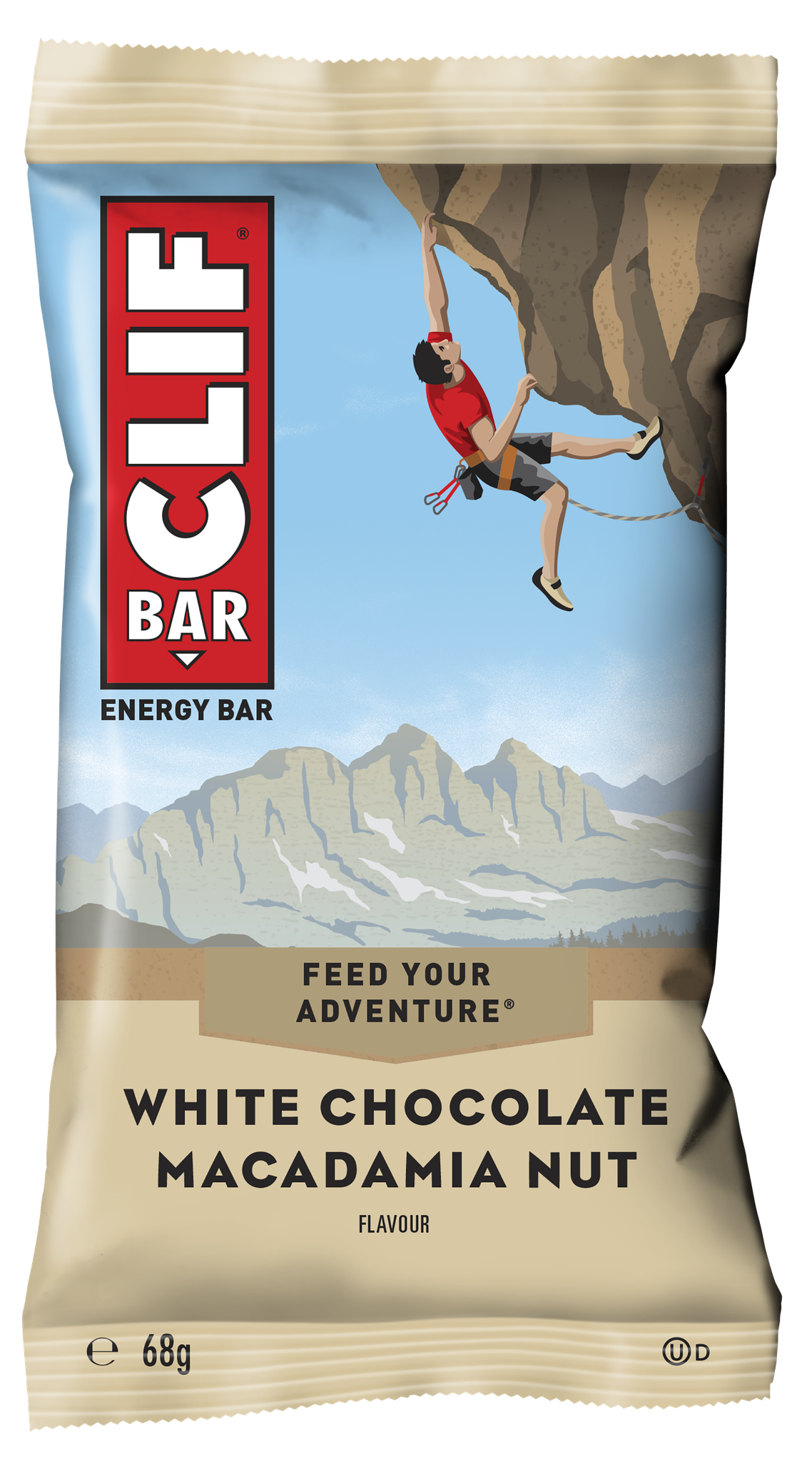 Clif Bar Barre énergétique Clif Bar - Chocolat blanc et noix de macadamia | Hardloop