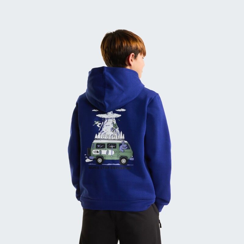 The North Face Teen B Outdoor Regular Hoodie - Graphic - Hoodie - Kid's | Hardloop