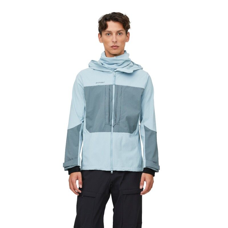 Mammut Skintrack SO Hooded Jacket Men - Pánská softshellová bunda | Hardloop