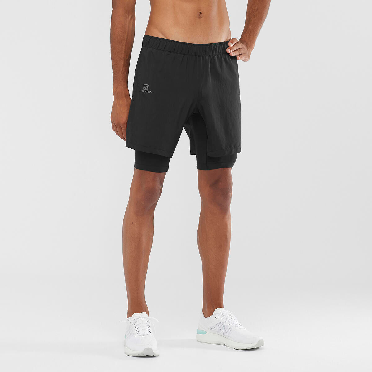 Salomon Agile Twinskin Short - Running shorts - Men's