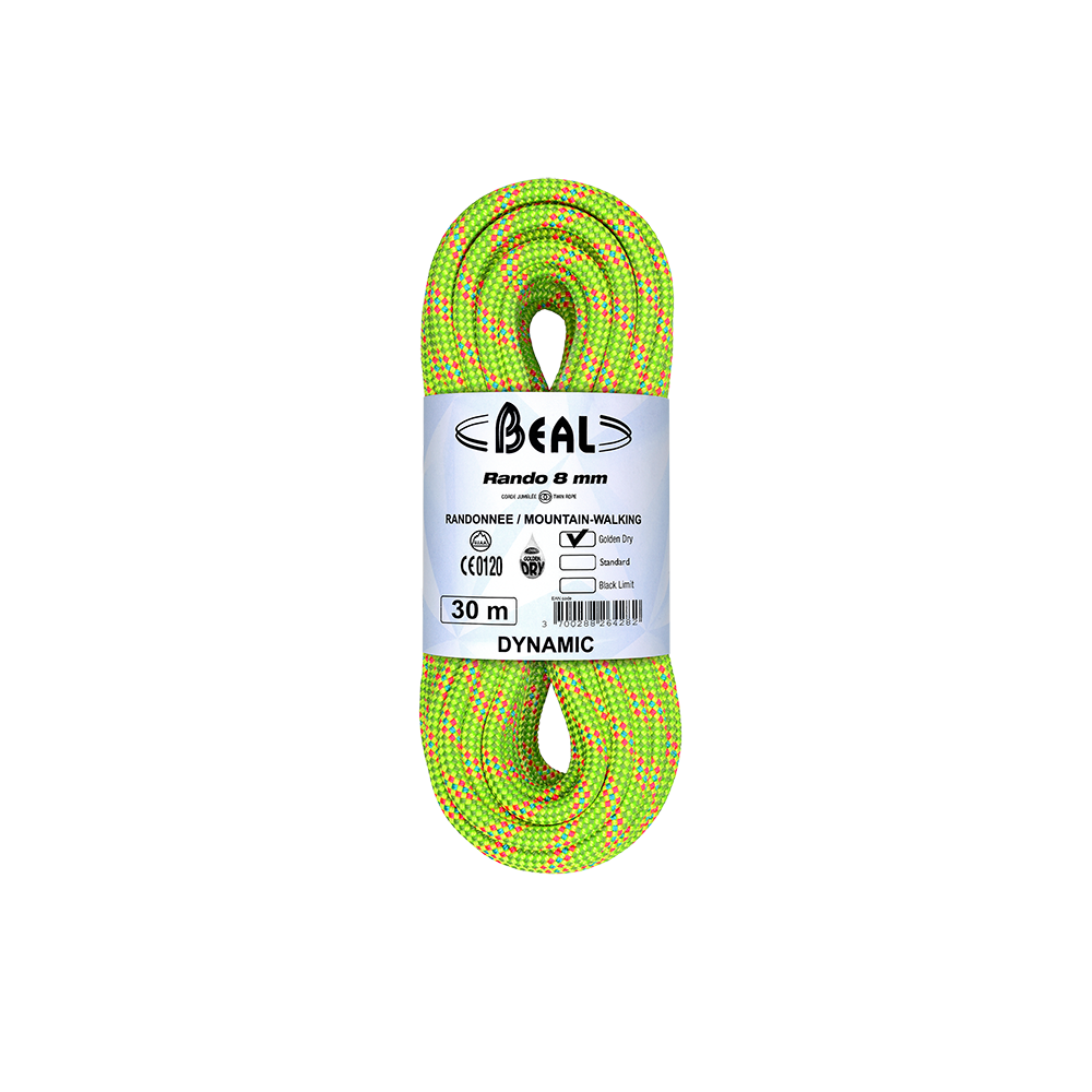 Beal Rando 8mm Golden Dry - Corde | Hardloop