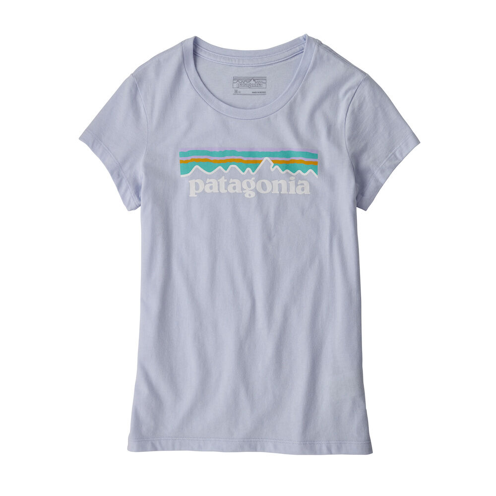 Patagonia Pastel P-6 Logo Organic T-Shirt - Girls'