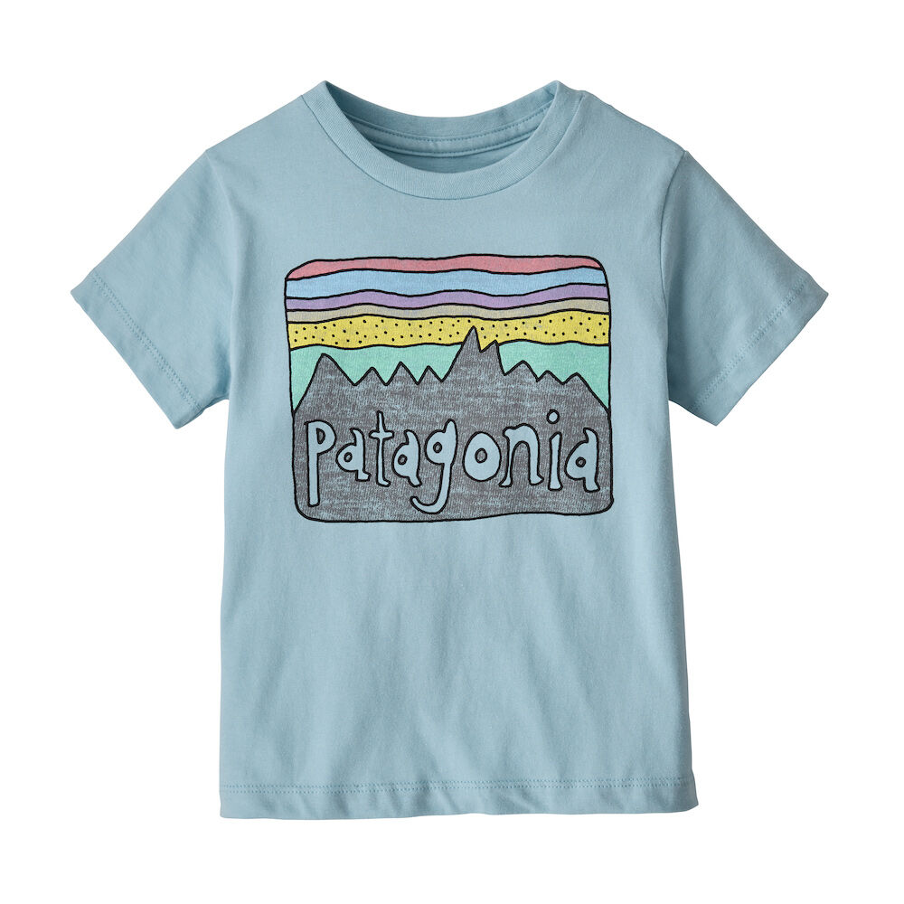 Patagonia - Baby Fitz Roy Skies Organic T- T-shirt - Bambini