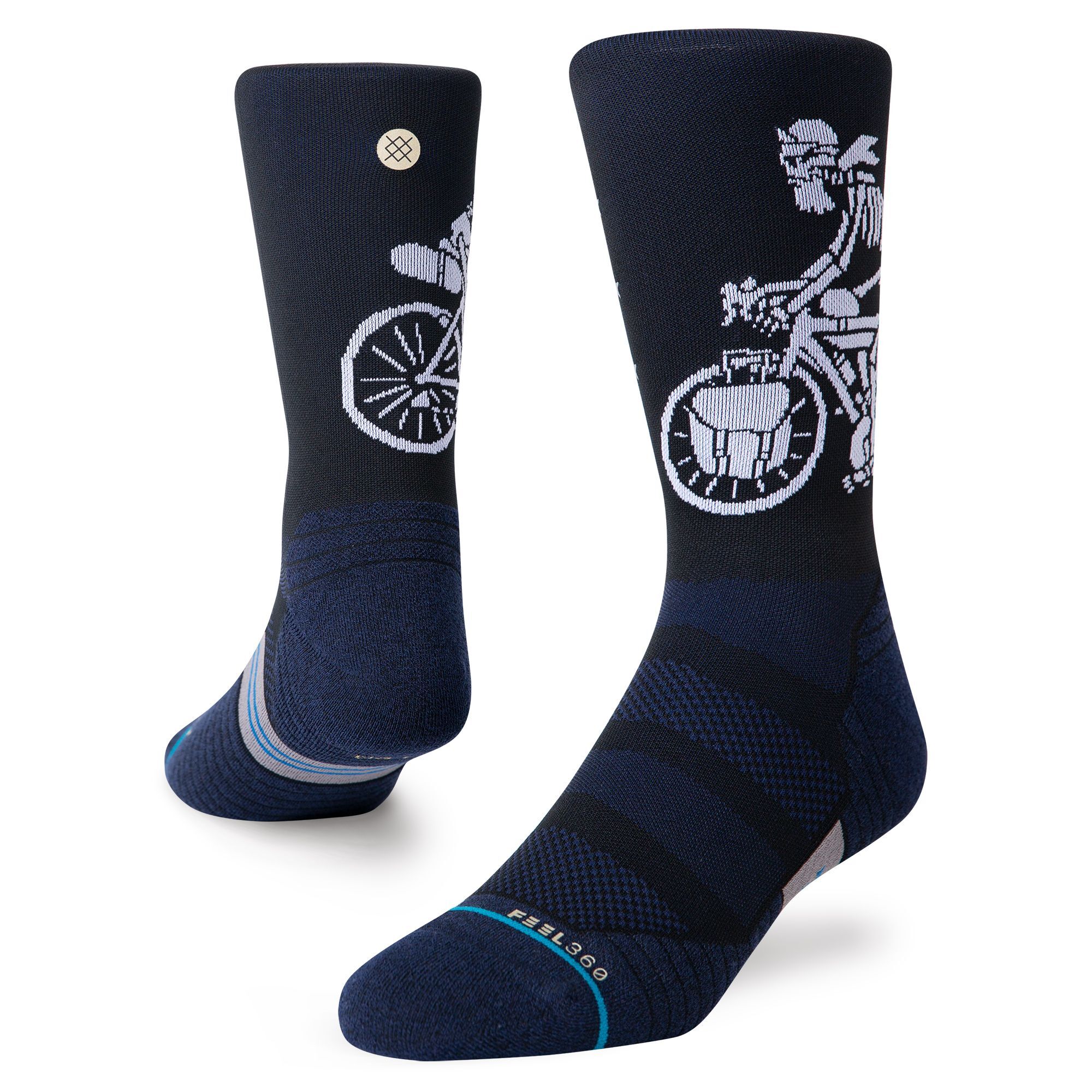 Stance The Run Compression Crew - Calcetines de running - Hombre