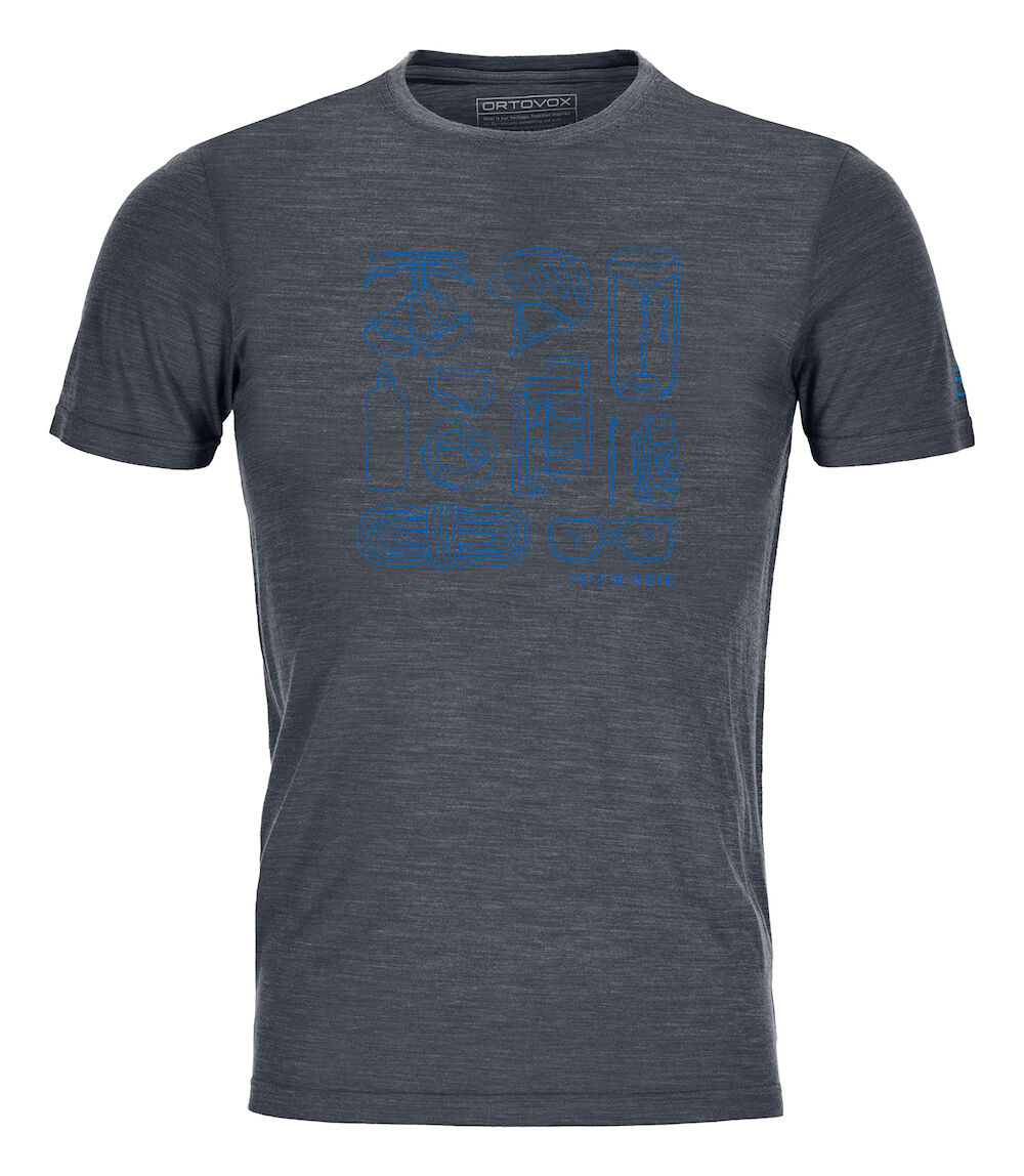 Ortovox 120 Cool Tec Puzzle - T-shirt homme | Hardloop