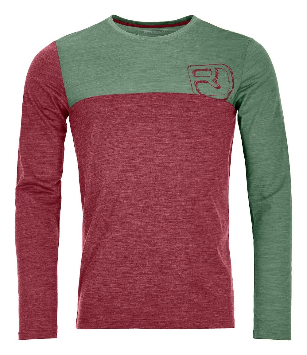 Ortovox 150 Cool Logo Long Sleeve - Merino base layer - Men's