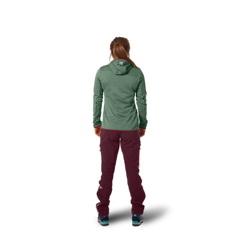 Ortovox Fleece Grid Hoody - Polaire femme | Hardloop