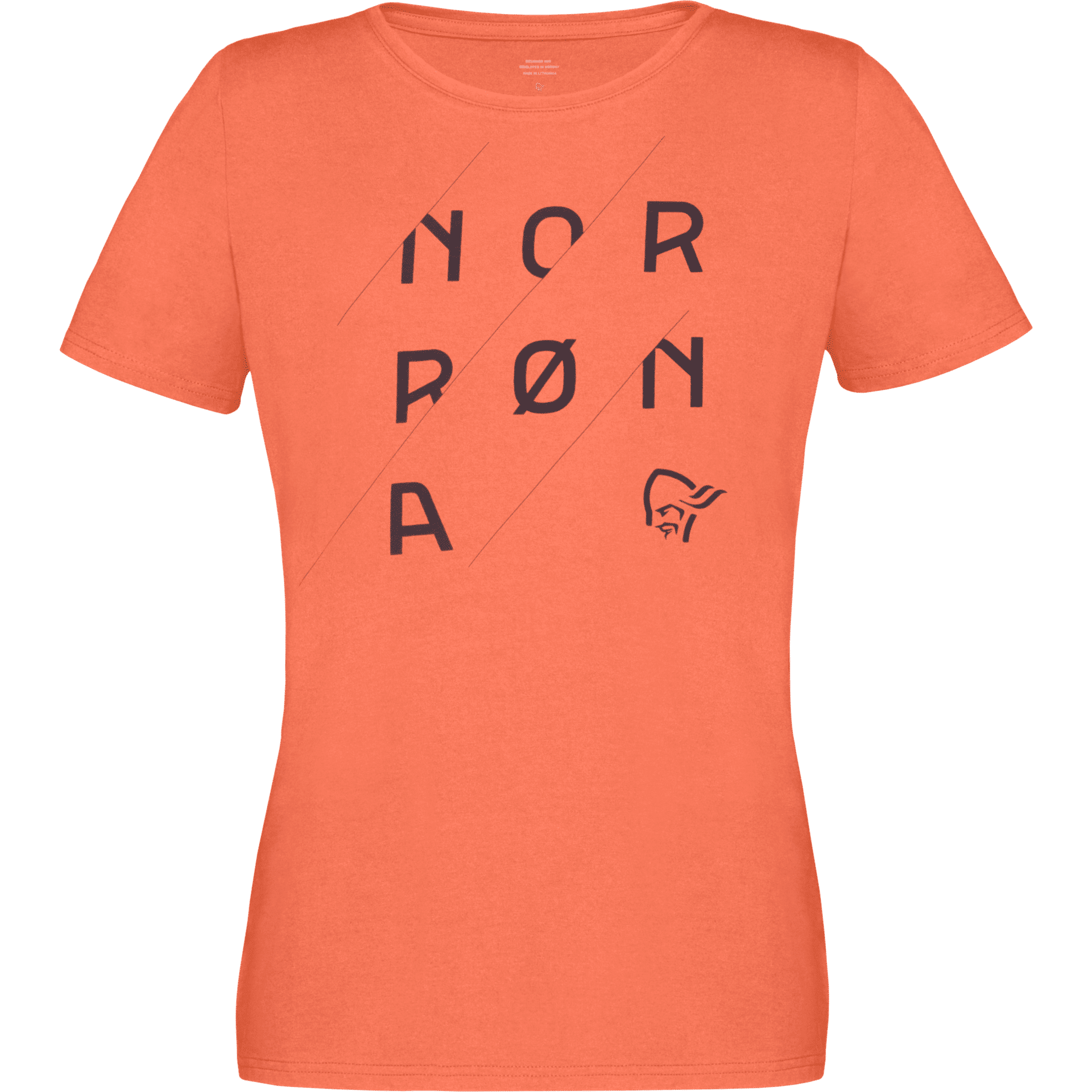 Norrona /29 Cotton Slant Logo - T-shirt Damer