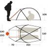 Ferrino Pilier 2 - Tenda campismo | Hardloop
