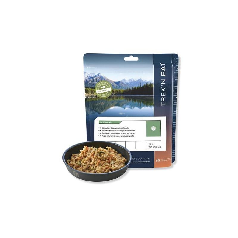 Sauté de champignons aux pâtes - Frysetørret mad
