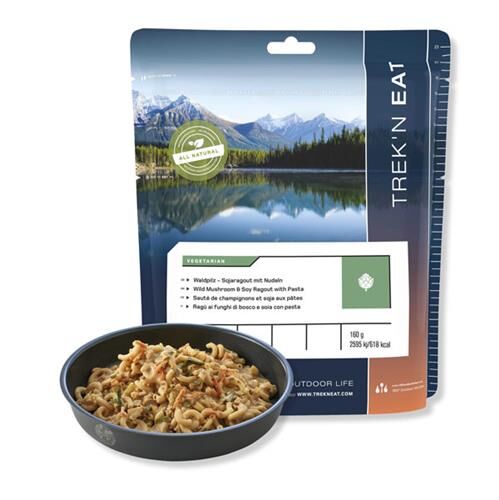 Trek'N Eat Sauté de champignons aux pâtes - Plat végétarien | Hardloop