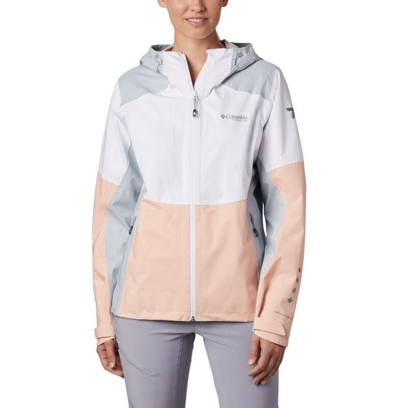 Columbia Titan Pass 2.5L Shell - Regnjakke Damer