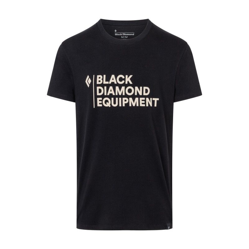 Black Diamond Stacked Logo Tee - T-shirt - Men's