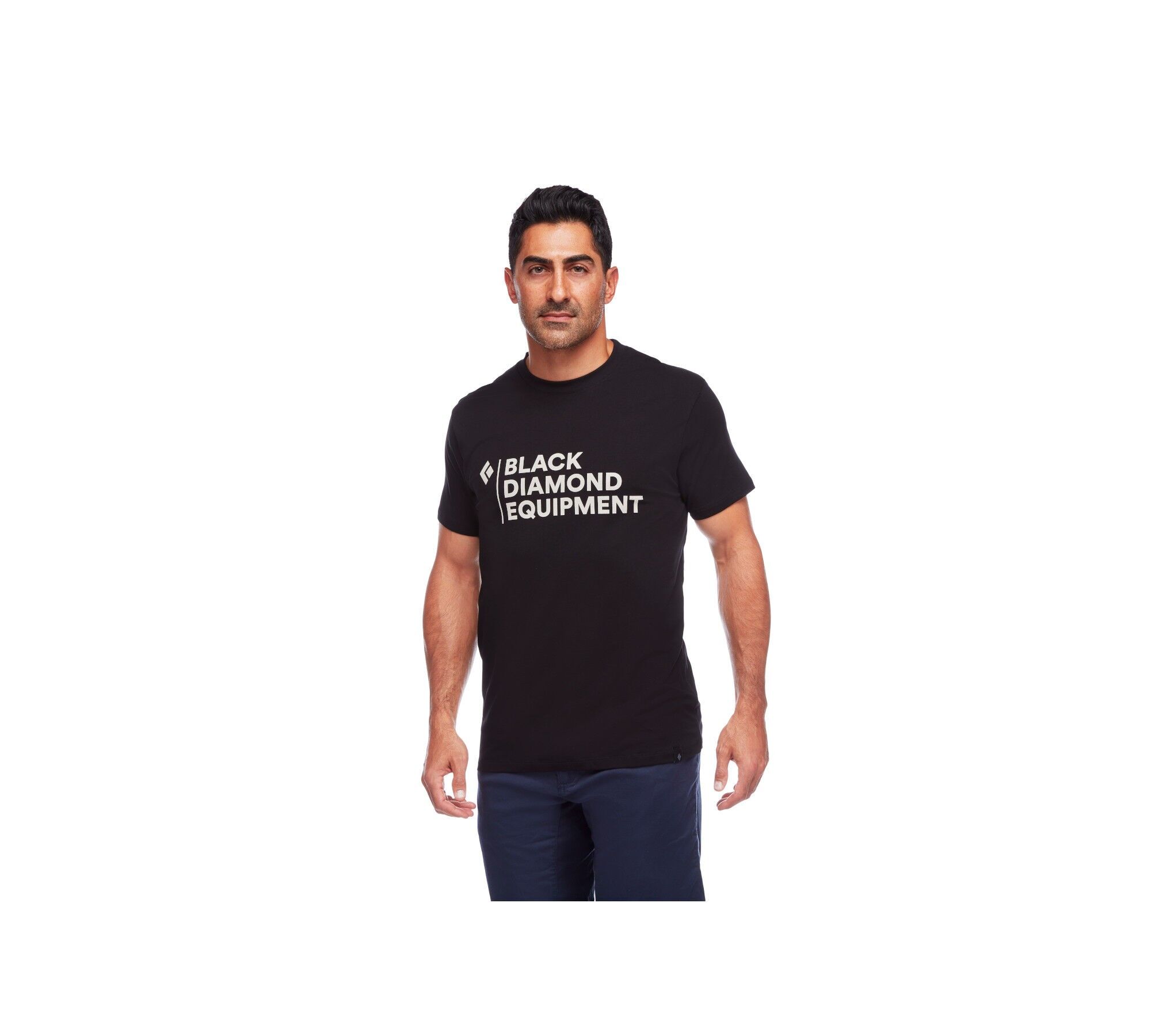 Black Diamond Stacked Logo Tee - T-shirt - Men's