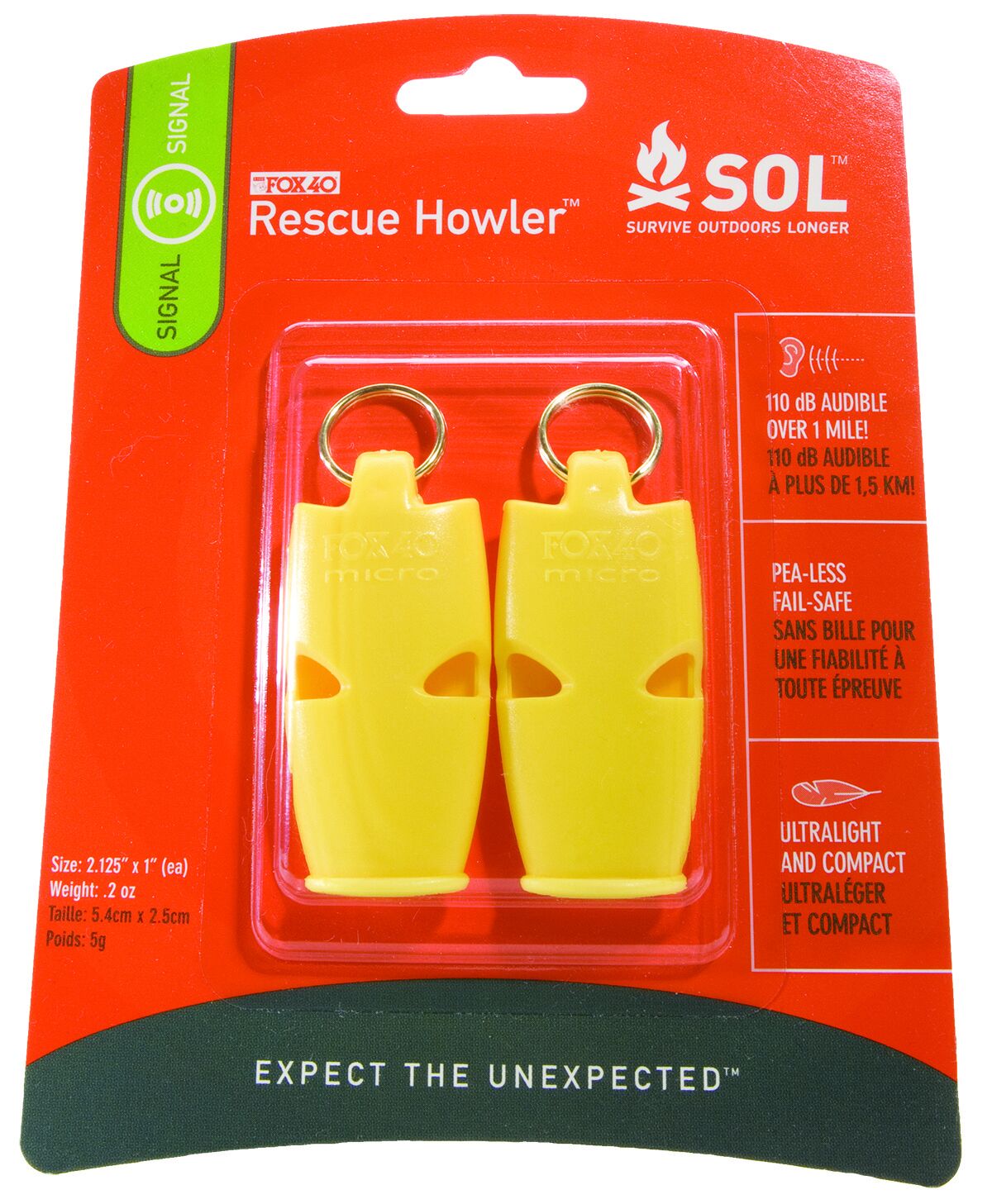 Sol Rescuer Howler 2 Pack