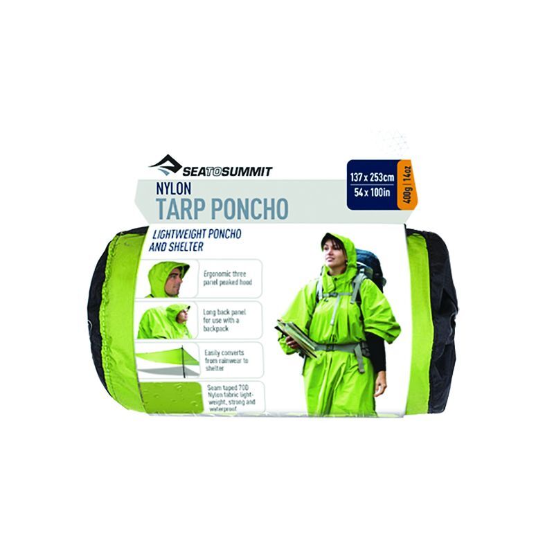 Nylon Tarp Poncho - Poncho de chuva