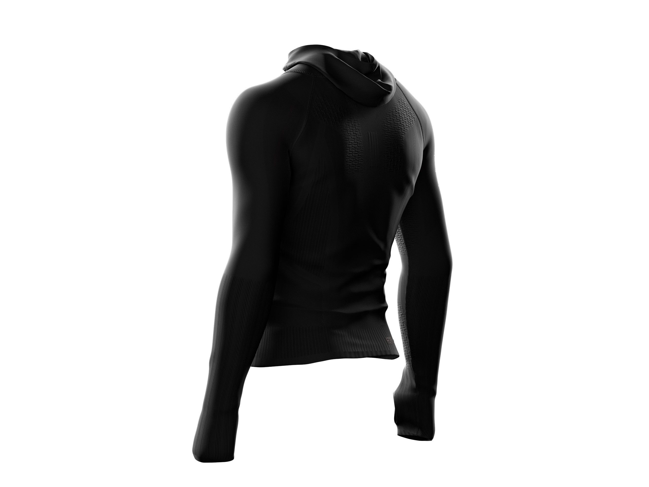 Compressport 3D Thermo Seamless Woodpulp Zip Hoodie - Base layer - Men's