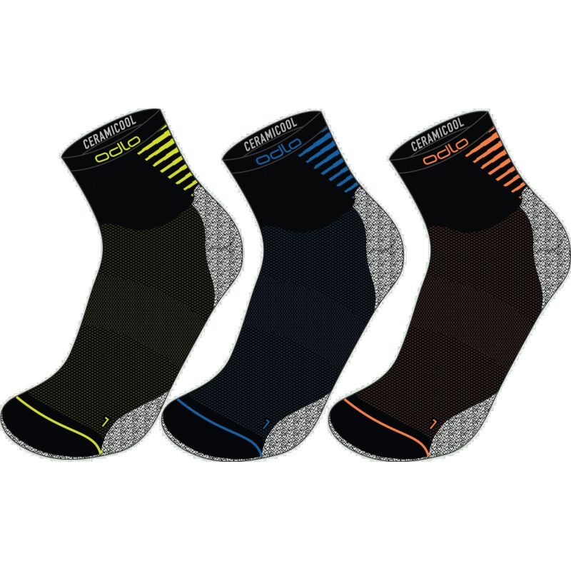 Odlo Ceramicool socks Quarter x3 - Skarpety | Hardloop