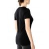 Icebreaker Tech Lite Short Sleeve Scoop Single Line Camp - Koszulka z wełny Merino damska | Hardloop