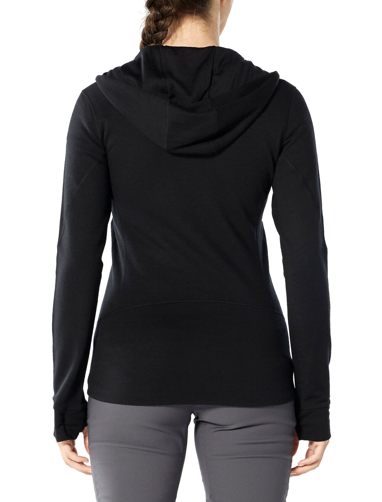 Icebreaker Quantum II Long Sleeve Zip Hood - Kurtka z wełny Merino damska | Hardloop