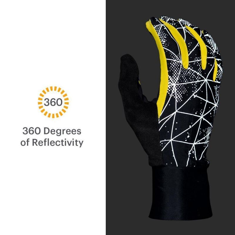 Nathan Hypernight Reflective Glove - Guantes running - Mujer