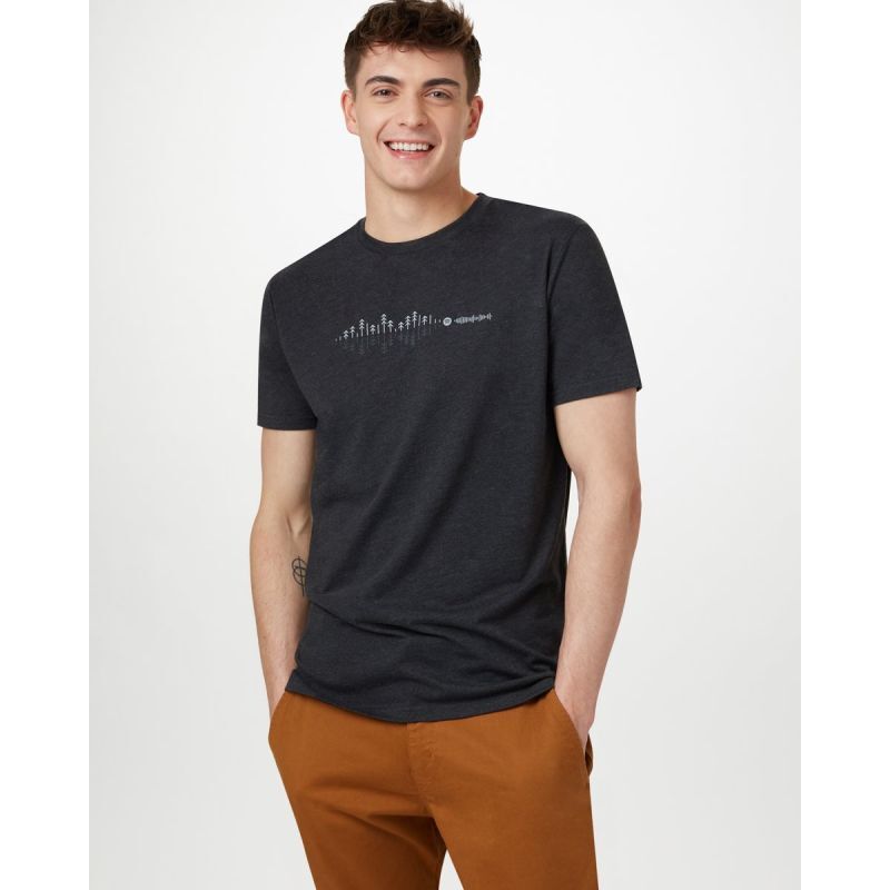 Tentree Sound Wave Classic - T-shirt meski | Hardloop