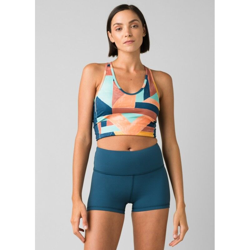 Débardeur Femme Prana Lotus Col Haut - Couleur Eau Salée, Taille M, Neuf Avec étiquettes