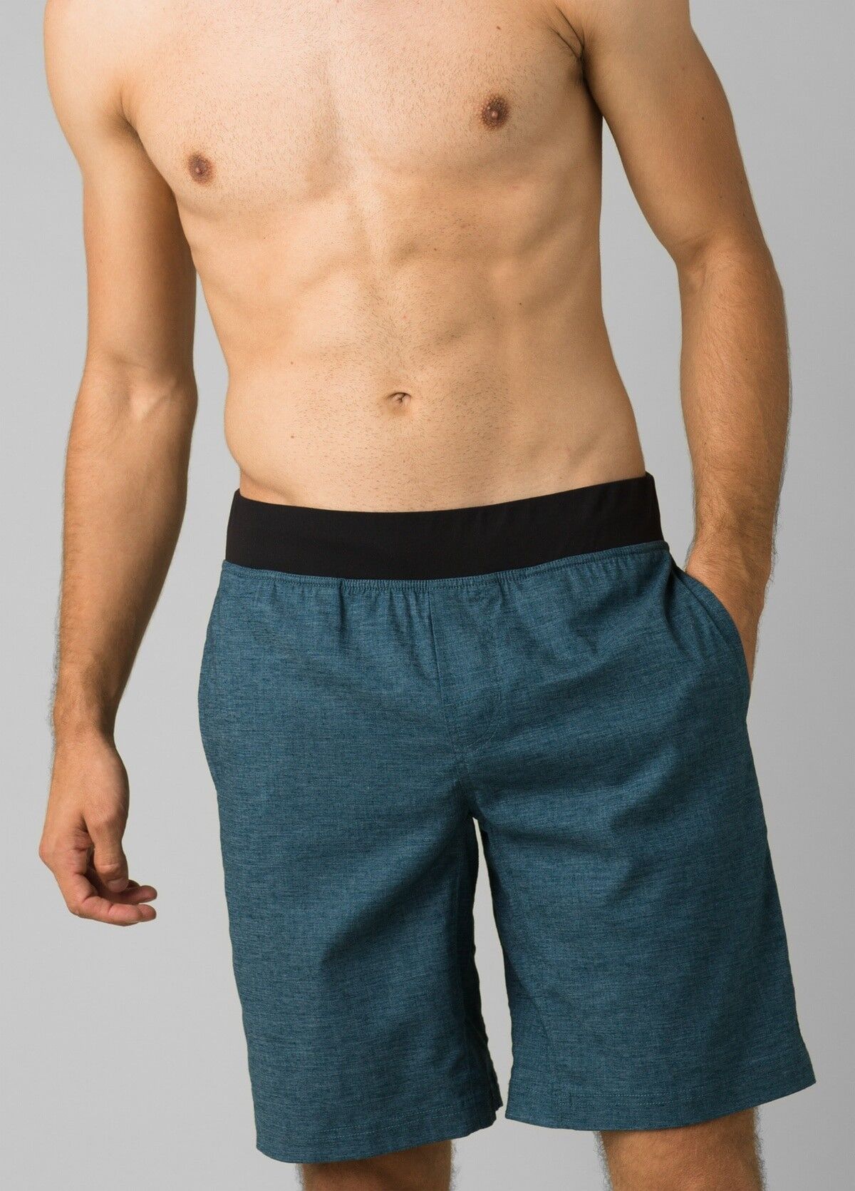 Pantalon D’équilibre PrAna Vaha Homme – Taille 32x33, Gris, Mélange Chanvre, Léger, UPF
