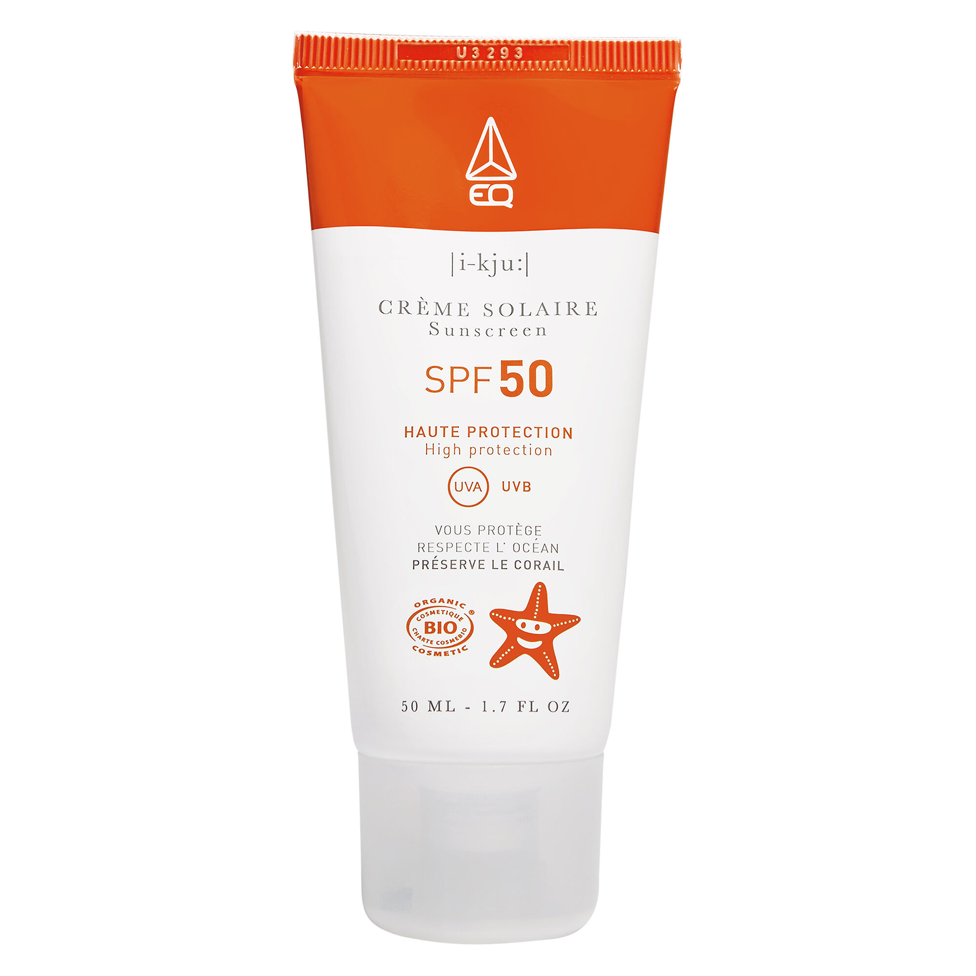 EQ Crème Solaire SPF50 - Crème solaire - Certifiée Bio | Hardloop