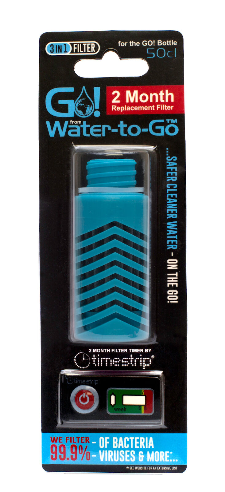 Water to Go City Bottle Filter (x1) - Filtro acqua