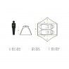 Nemo Aurora 2P & Footprint - Tenda da campeggio