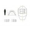 Nemo Dagger Porch 3P - Tenda da campeggio