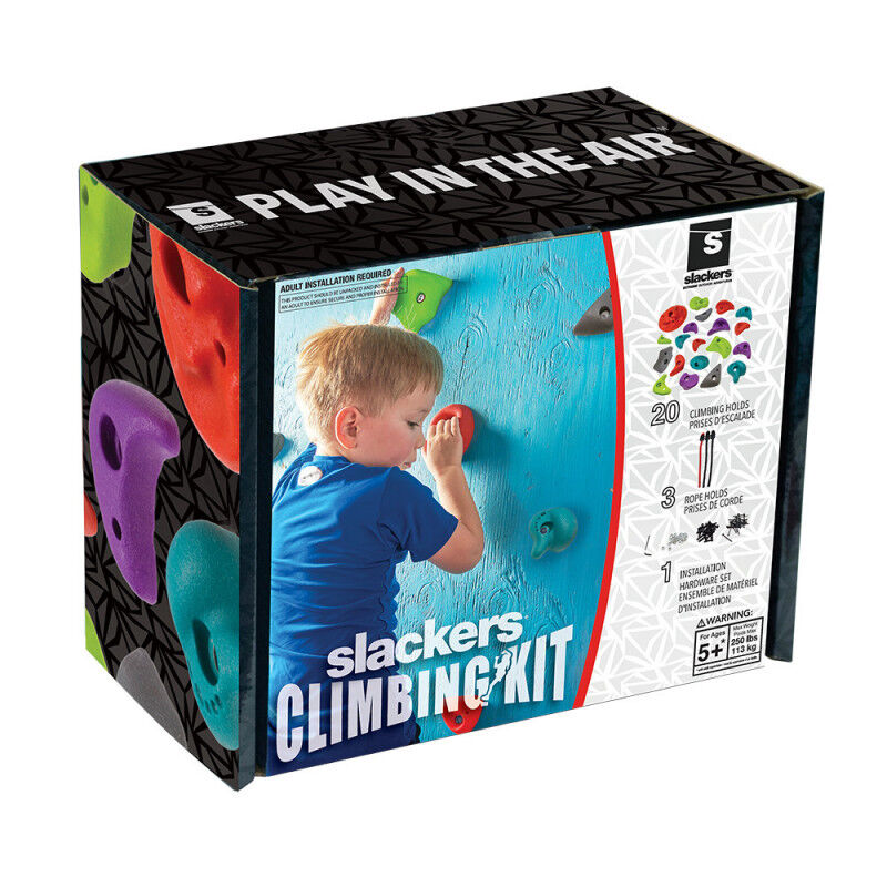 Vewdo Slakers climbing kit (x22 prises d'escalade) - Kit escalade enfant | Hardloop