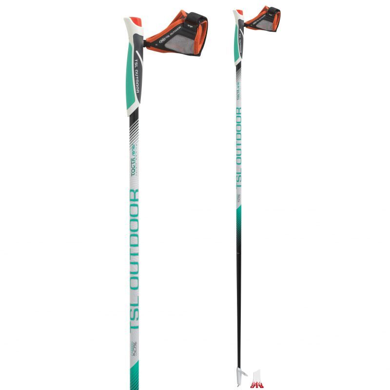 TSL Outdoor Tactil C50 Cork Spike Crossover - Nordic Walking poles | Hardloop