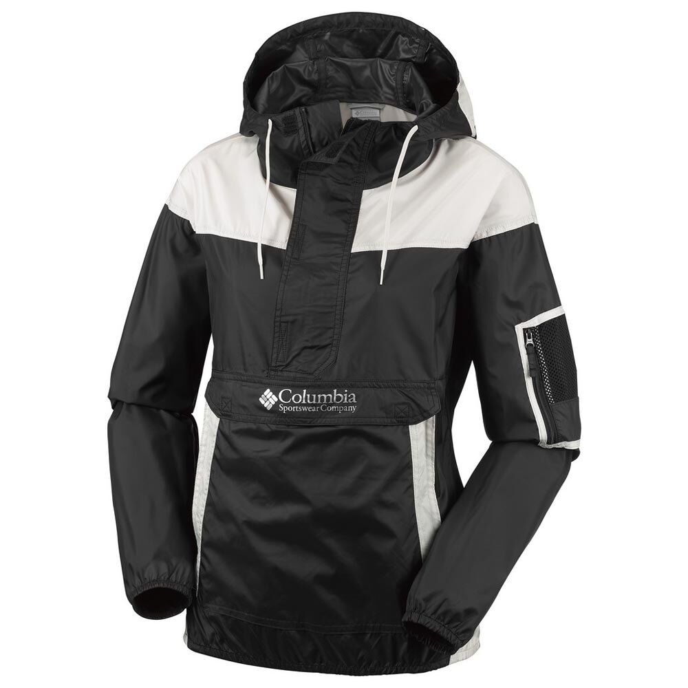 Black columbia windbreaker deals