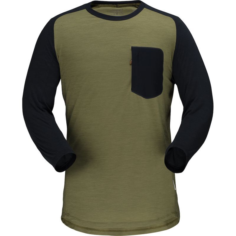 Norrona Skibotn Wool 3/4 - T-shirt meski | Hardloop