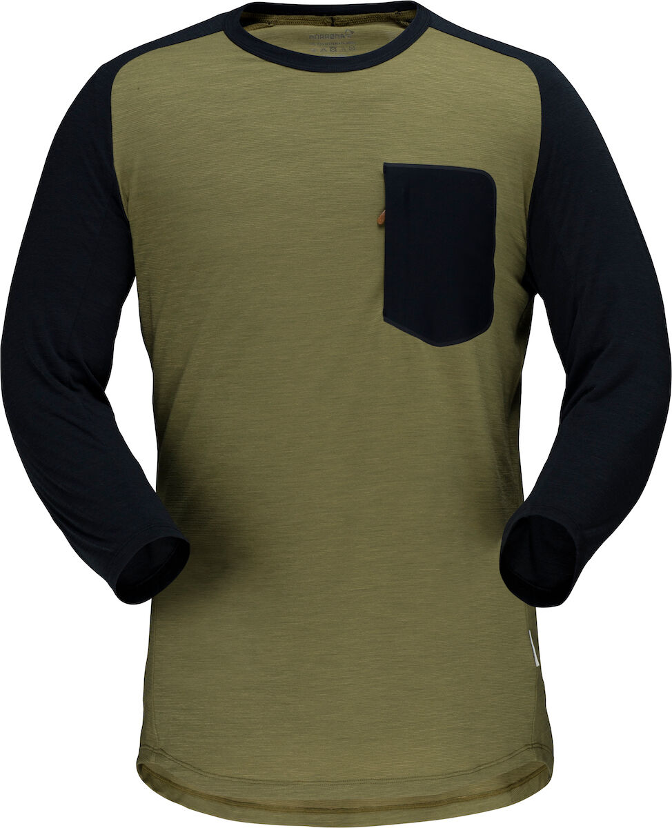 Norrona Skibotn Wool 3/4 - T-shirt homme | Hardloop