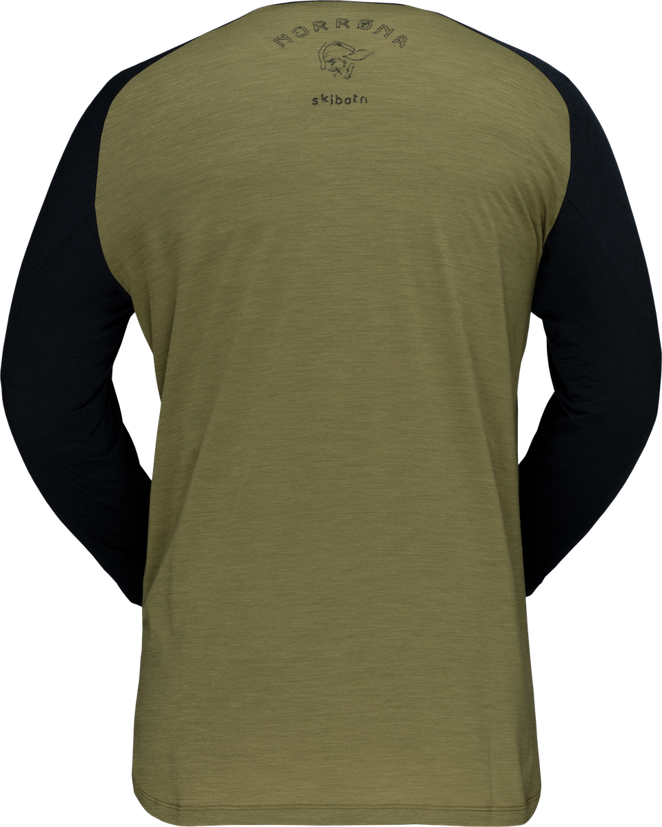 Norrona Skibotn Wool 3/4 - T-shirt meski | Hardloop