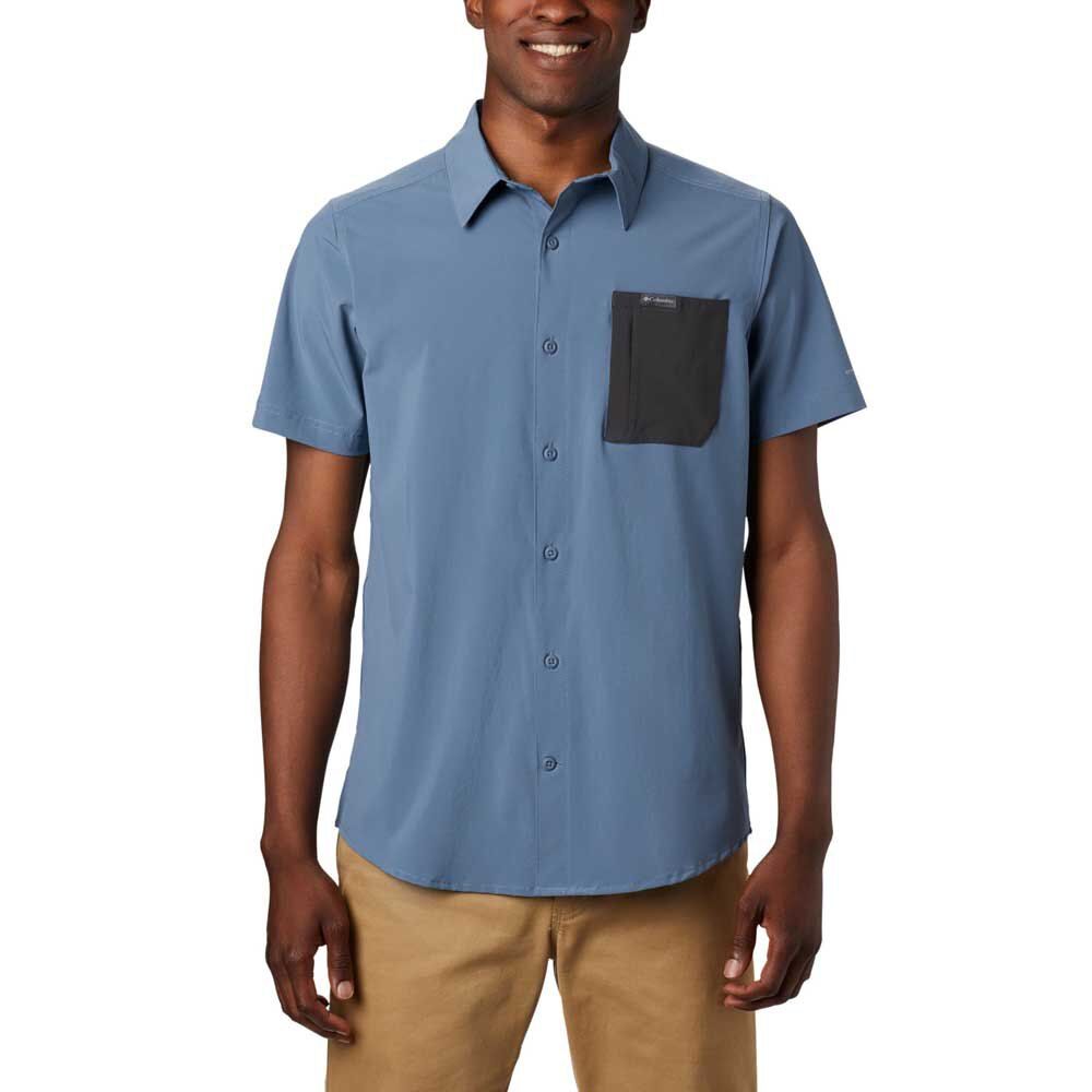Columbia Triple Canyon SS Shirt Solid - Chemise randonnée homme | Hardloop